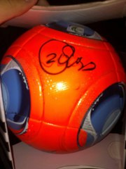  Оригинальный мяч Adidas cafusa с автографами игроков Киевского Динамо